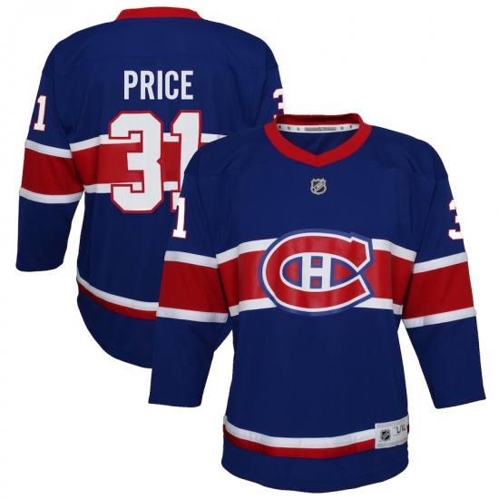 Youth Montreal Canadiens #31 Carey Price Royal 2020-21 Special Edition Replica Player Jersey - Ujersey