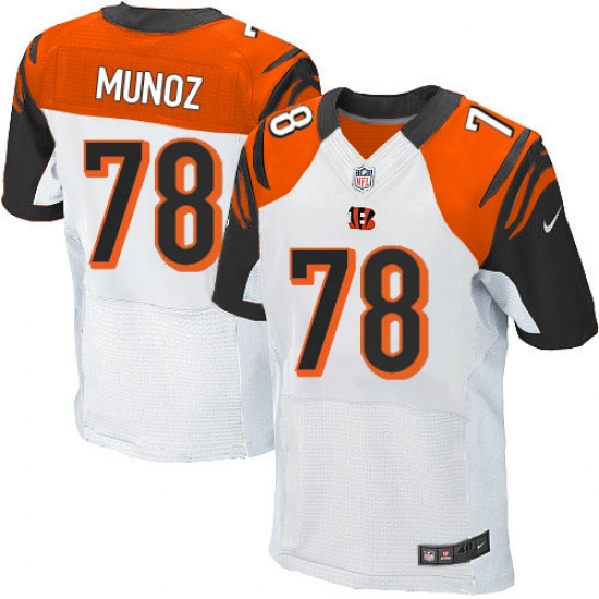Men's Nike Cincinnati Bengals #78 Anthony Munoz Elite White NFL Jersey - Ujersey