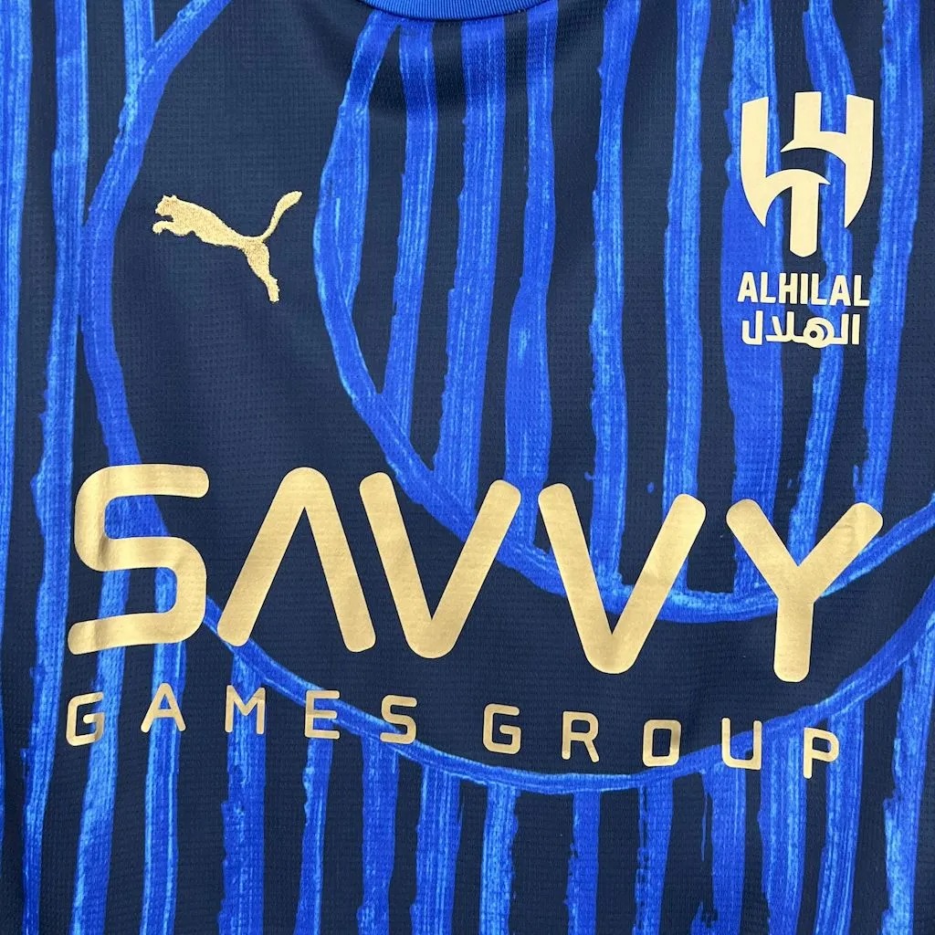 Al Hilal SFC Soccer Jersey Home Custom Shirt 2025/26 - ujerseystore