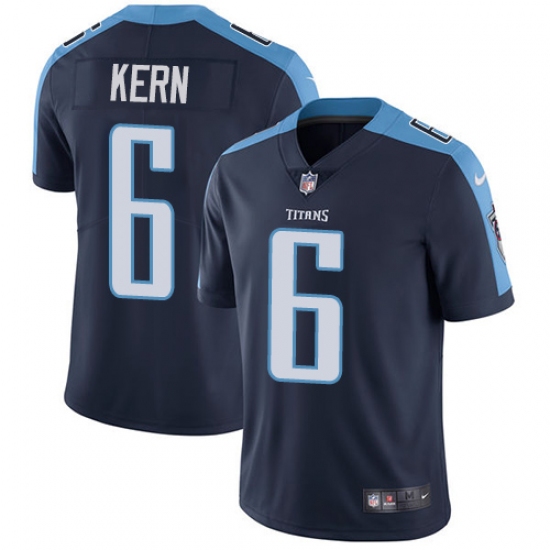 Youth Nike Tennessee Titans #6 Brett Kern Elite Navy Blue Alternate NFL Jersey - Ujersey