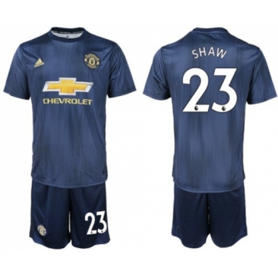 Manchester United #23 Shaw Third Soccer Club Jersey