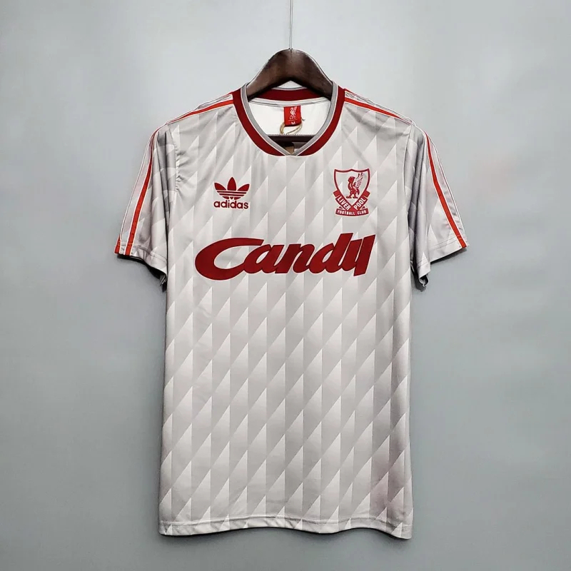 Liverpool Retro Football Jersey Away Custom Shirt 1989-91 - ujerseystore