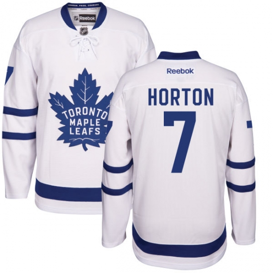 Women's Reebok Toronto Maple Leafs #7 Tim Horton Authentic White Away NHL Jersey - Ujersey