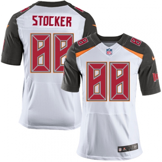 Men's Nike Tampa Bay Buccaneers #88 Luke Stocker Elite White NFL Jersey - Ujersey