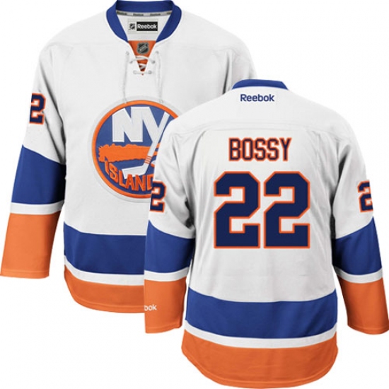 Women's Reebok New York Islanders #22 Mike Bossy Authentic White Away NHL Jersey - Ujersey