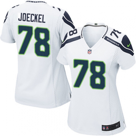 Women's Nike Seattle Seahawks #78 Luke Joeckel Game White NFL Jersey - Ujersey