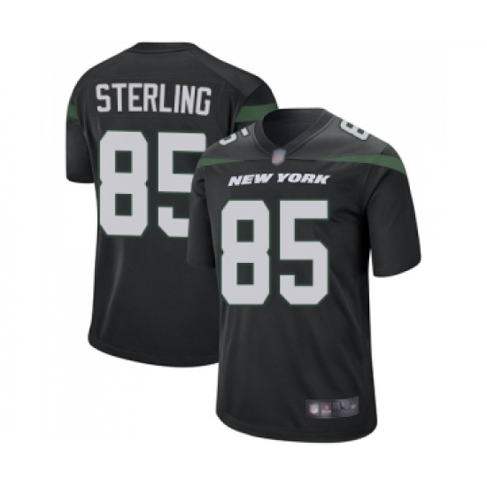 Men's New York Jets #85 Neal Sterling Game Black Alternate Football Jersey - Ujersey