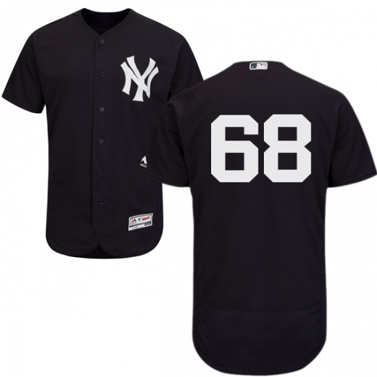 Men's Majestic New York Yankees #68 Dellin Betances Navy Blue Alternate Flex Base Authentic Collection MLB Jersey - Ujersey