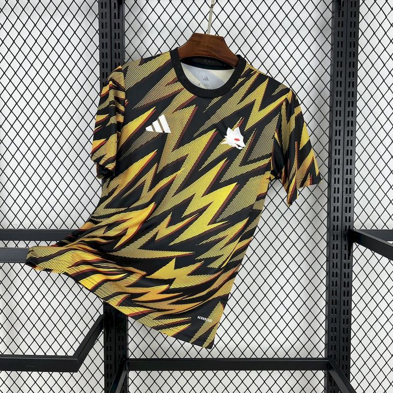 Roma Soccer Jersey Pre-Match Custom Shirt 2025/26 - ujerseystore