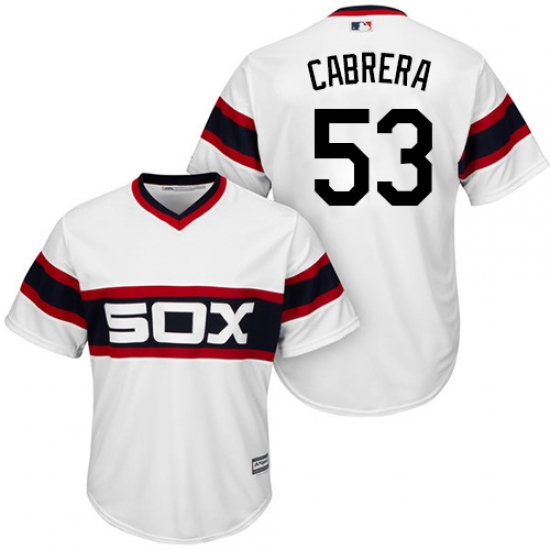 Youth Majestic Chicago White Sox #53 Welington Castillo Replica White 2013 Alternate Home Cool Base MLB Jersey - Ujersey