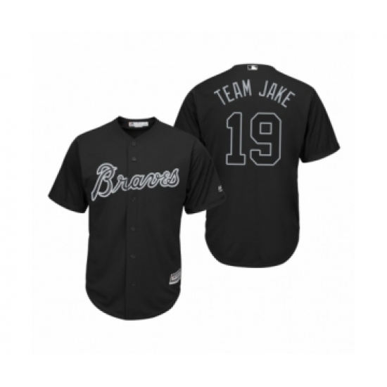 Women Atlanta Braves #19 Shane Greene Team Jake Black 2019 Players Weekend Replica Jersey - Ujersey