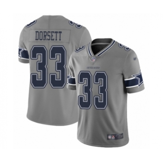 Men's Dallas Cowboys #33 Tony Dorsett Limited Gray Inverted Legend Football Jersey - Ujersey