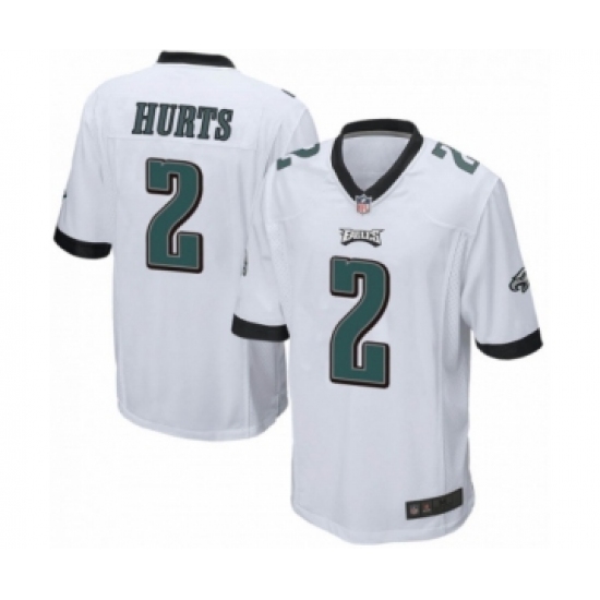 Philadelphia Eagles #2 Jalen Hurts Game White Football Jersey - Ujersey