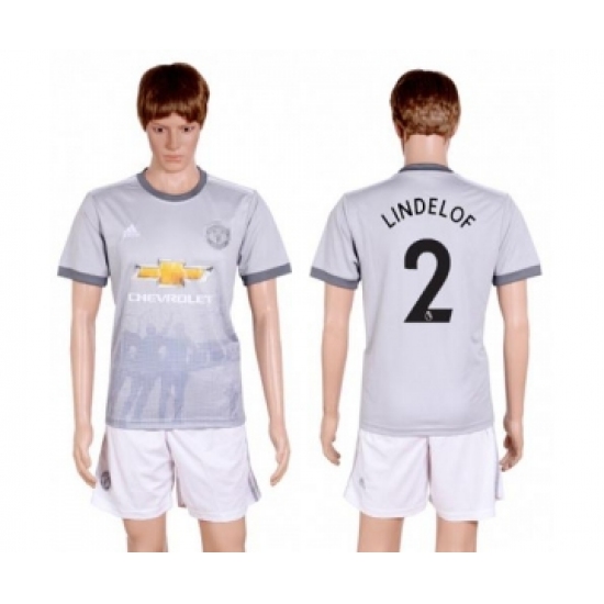 Manchester United #2 Lindelof Sec Away Soccer Club Jersey