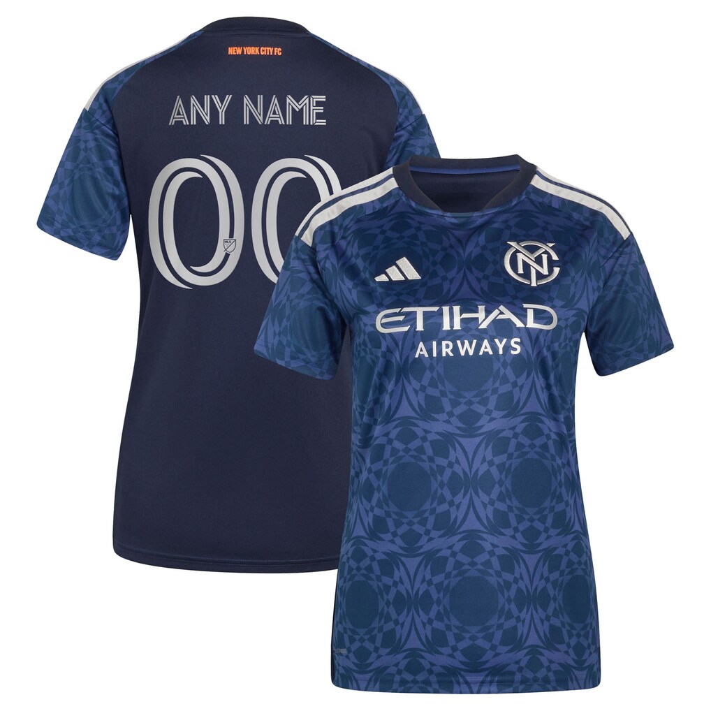 Women's New York City FC adidas Blue 2026 The All Nations Kit Replica Custom Jersey - Ujersey