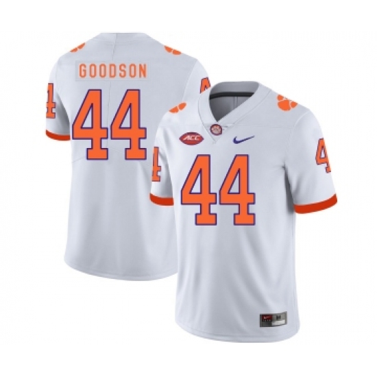Clemson Tigers 44 B.J. Goodson White Nike College Football Jersey - Ujersey