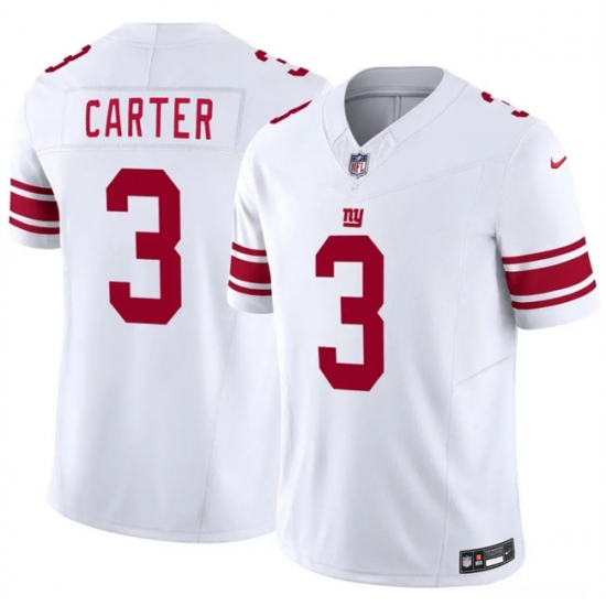 Men's New York Giants #3 Abdul Carter White 2026 F.U.S.E. Vapor Untouchable Limited Stitched Jersey - Ujersey