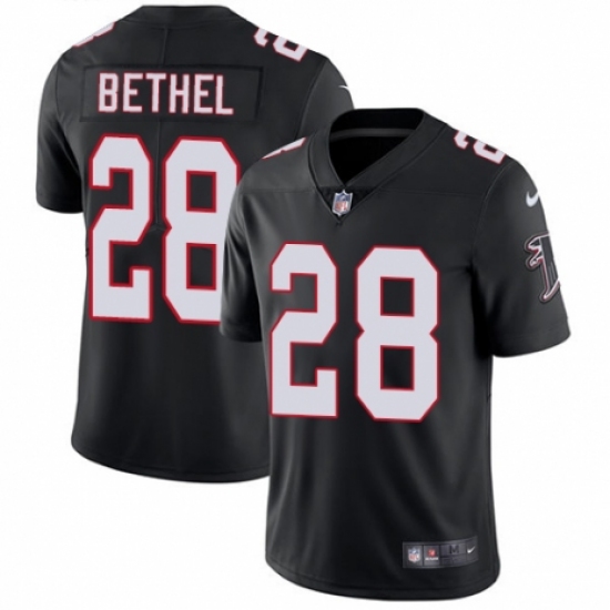 Youth Nike Atlanta Falcons #28 Justin Bethel Black Alternate Vapor Untouchable Limited Player NFL Jersey - Ujersey