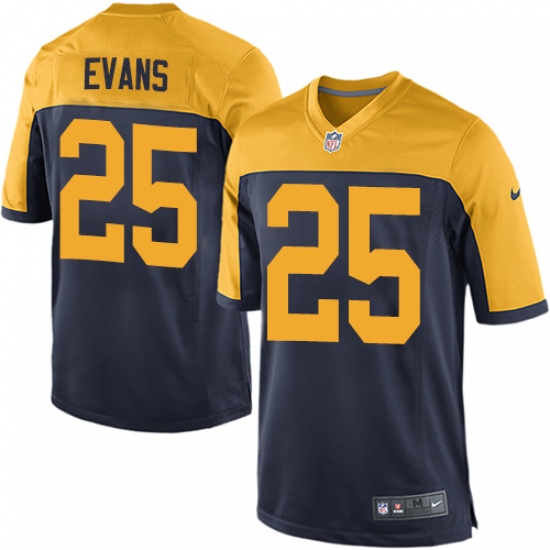 Men's Nike Green Bay Packers #25 Marwin Evans Game Navy Blue Alternate NFL Jersey - Ujersey
