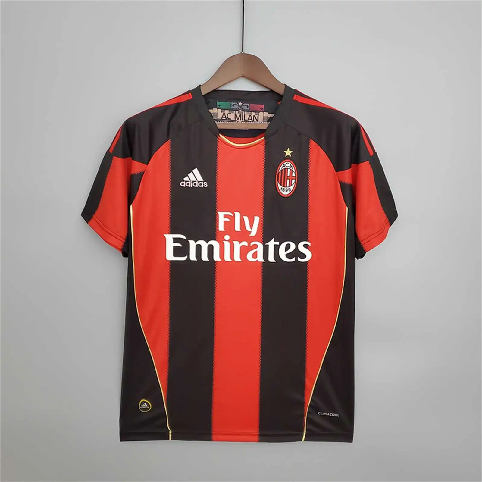 AC Milan Retro Soccer Jersey Home Custom Shirt 2010/11 - ujerseystore