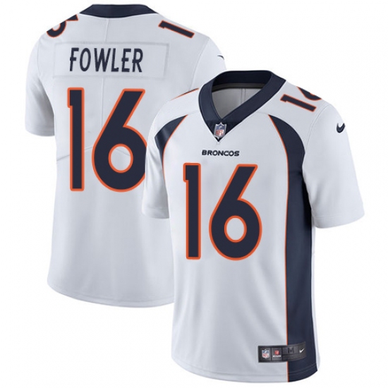 Youth Nike Denver Broncos #16 Bennie Fowler White Vapor Untouchable Limited Player NFL Jersey - Ujersey