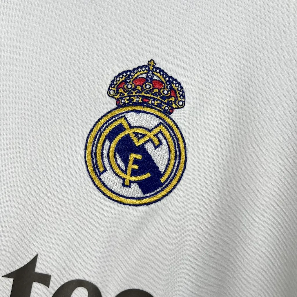 Real Madrid Soccer Jersey Home Custom Long Sleeves Shirt 2025/26 - Ujersey
