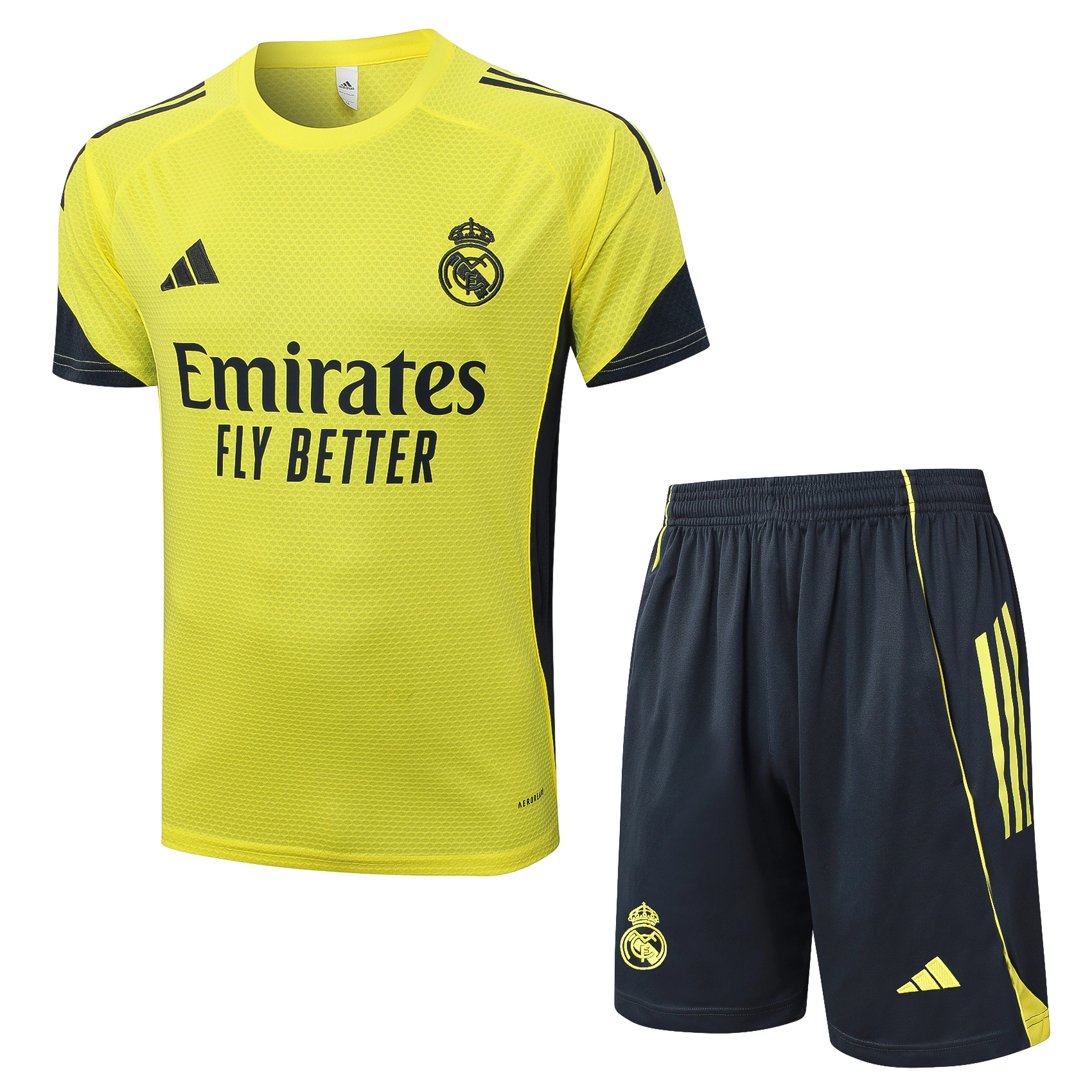 Real Madrid Training Jersey Kit Yellow 2025/26 - Ujersey NHL