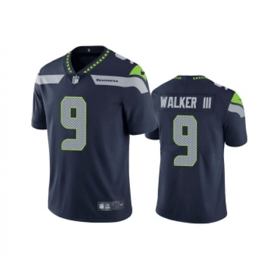 Men's Seattle Seahawks #9 Kenneth Walker III Navy Vapor Untouchable Limited Stitched Jersey - Ujersey