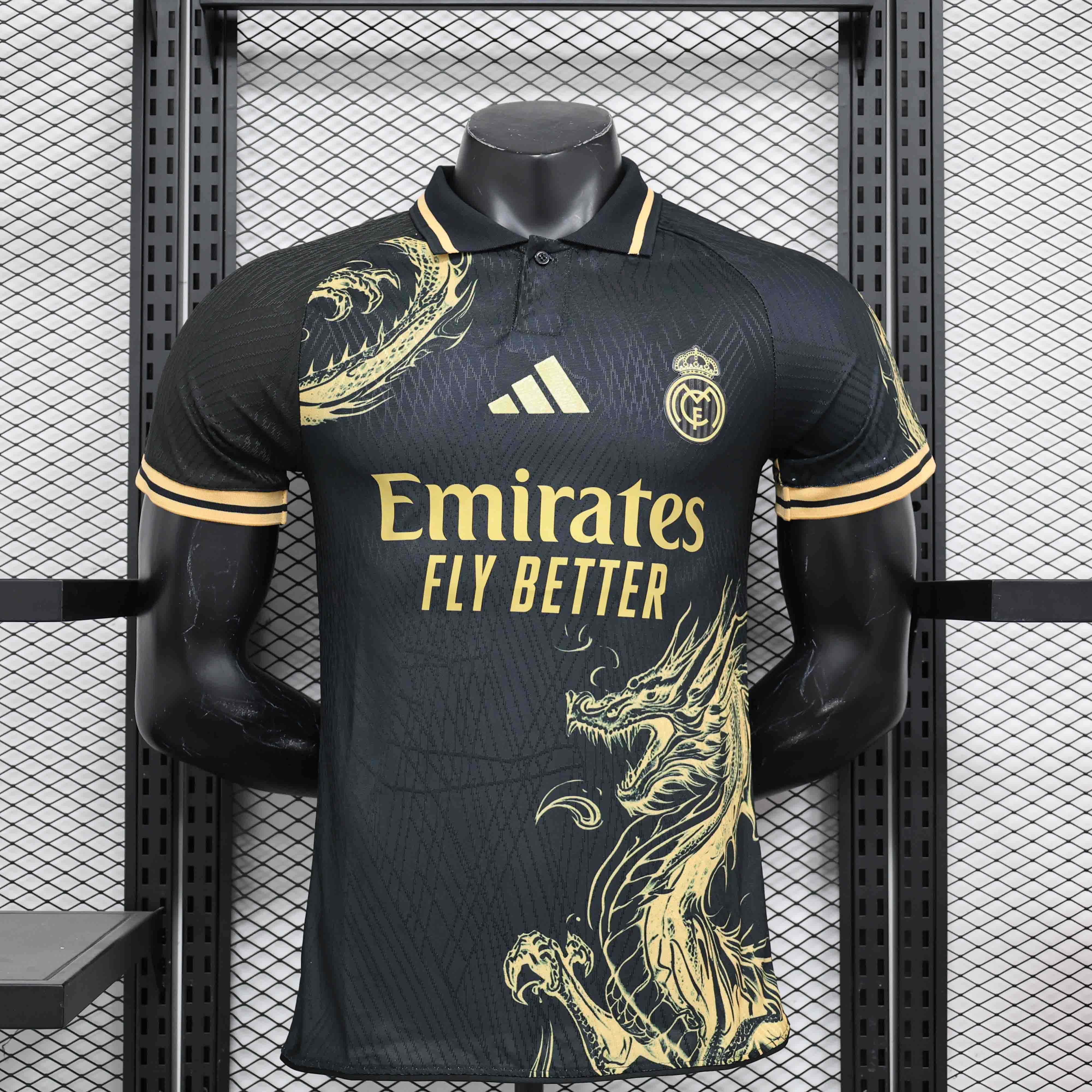 Real Madrid Soccer Jersey Golden Dragon Special Edition Shirt 2024/25 - U-jersey