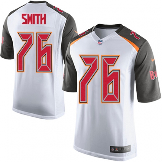 Men's Nike Tampa Bay Buccaneers #76 Donovan Smith Game White NFL Jersey - Ujersey