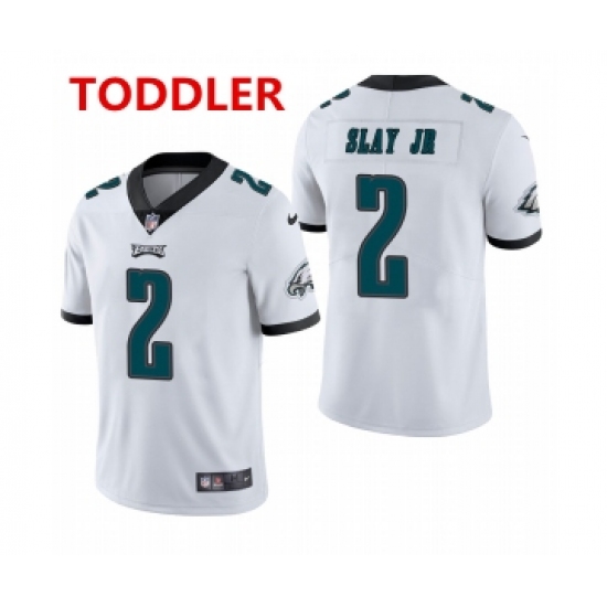 Toddler philadelphia eagles #2 darius slay jr. white vapor limited Nike jersey - Ujersey