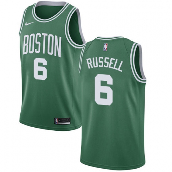 Men's Boston Celtics #6 Bill Russell Green 2023 Association Edition Stitched Basketball Jersey - Ujersey