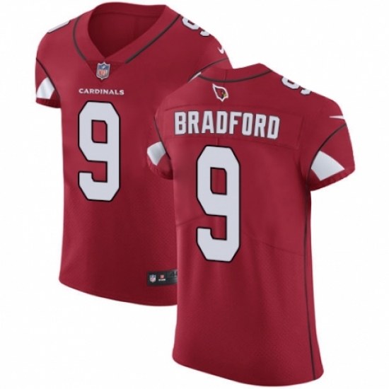 Men's Nike Arizona Cardinals #9 Sam Bradford Red Team Color Vapor Untouchable Elite Player NFL Jersey - Ujersey