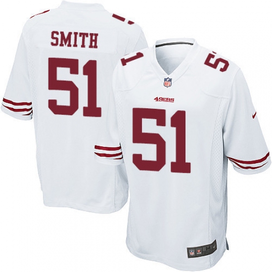 Men's Nike San Francisco 49ers #51 Malcolm Smith Game White NFL Jersey - Ujersey