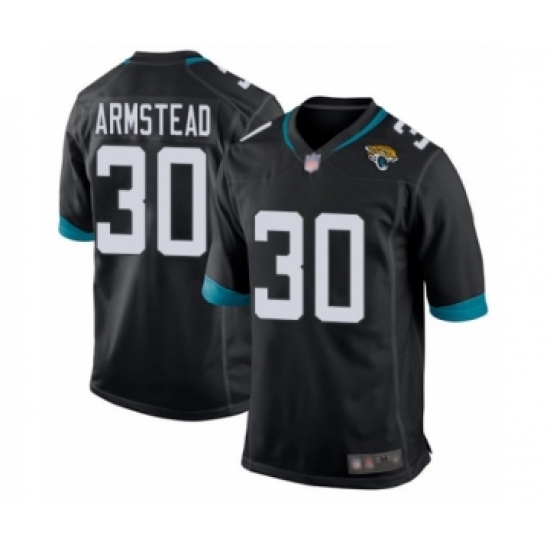 Men's Jacksonville Jaguars #30 Ryquell Armstead Game Black Team Color Football Jersey - Ujersey
