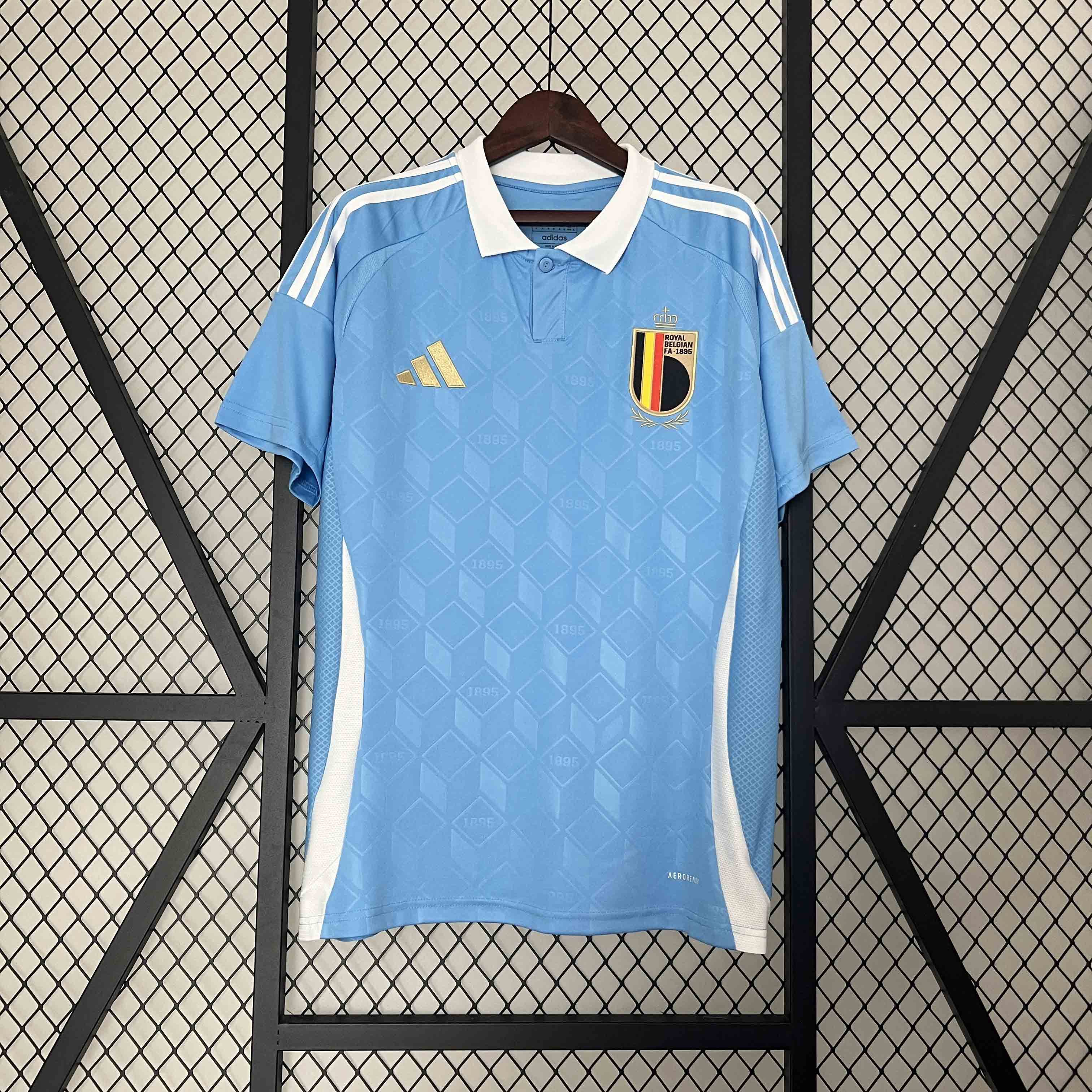 Belgium Soccer Jersey Away Custom Shirt EURO 2024 - SUjersey01