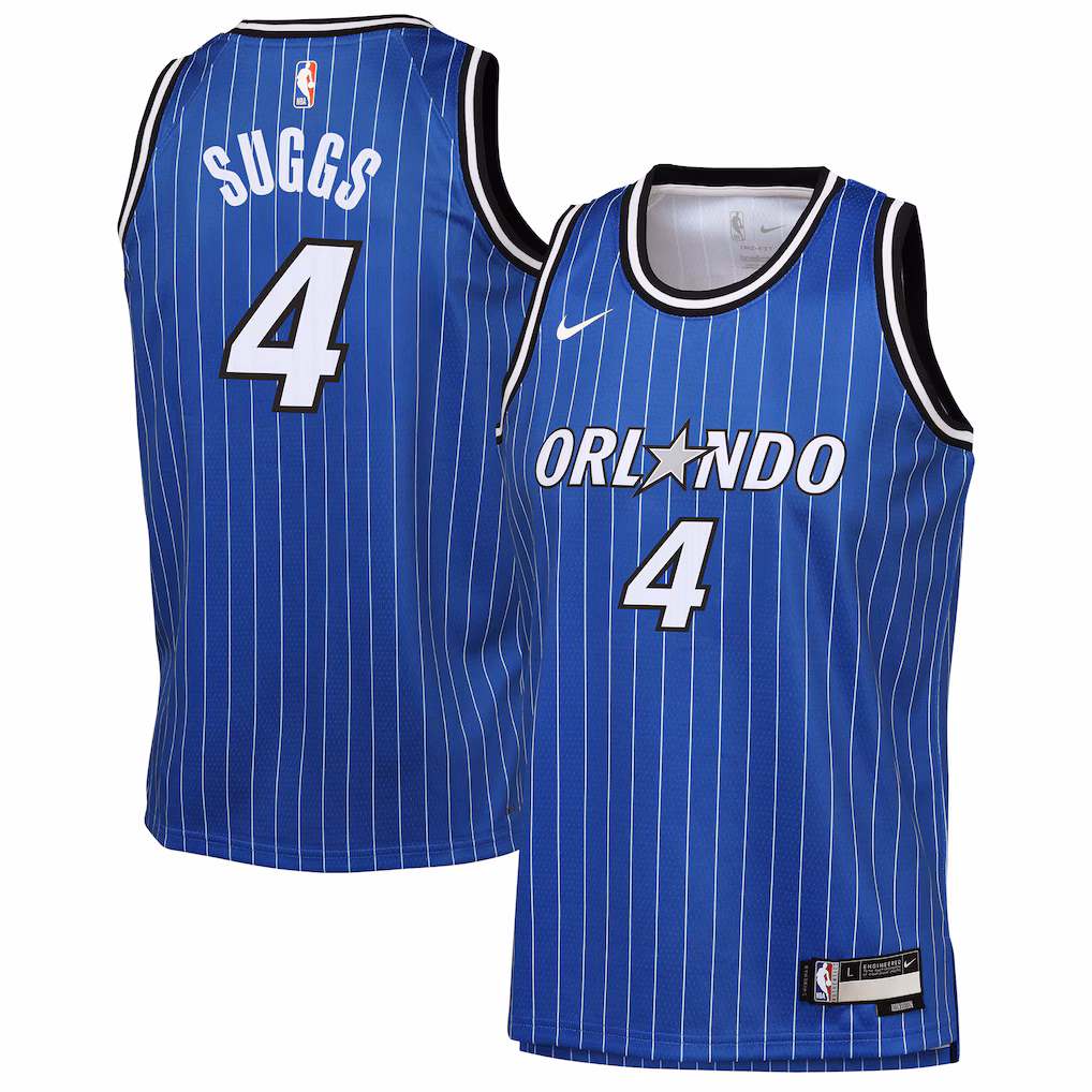 Youth Orlando Magic Jalen Suggs Nike Blue Swingman Jersey - Icon Edition - U-jersey