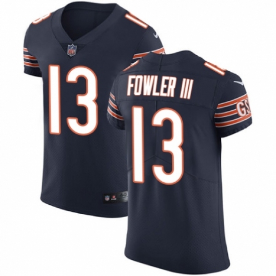 Men's Nike Chicago Bears #13 Bennie Fowler III Navy Blue Team Color Vapor Untouchable Elite Player NFL Jersey - Ujersey
