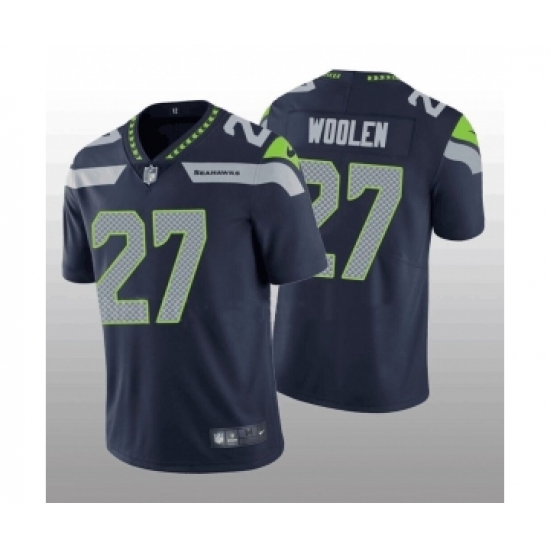 Men's Seattle Seahawks #27 Tariq Woolen Navy Vapor Untouchable Stitched Football Jersey - Ujersey