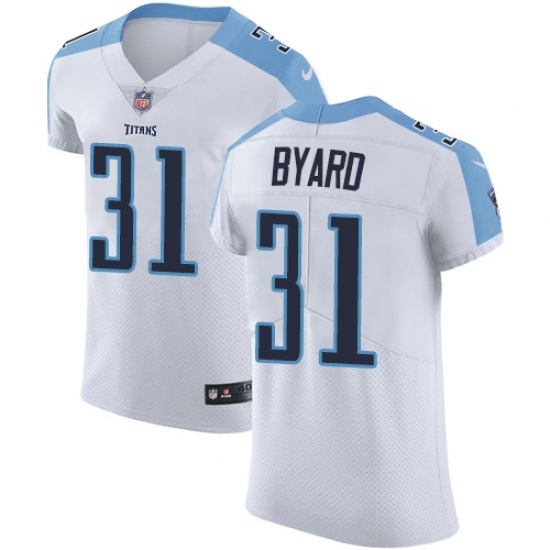 Men's Nike Tennessee Titans #31 Kevin Byard White Vapor Untouchable Elite Player NFL Jersey - Ujersey