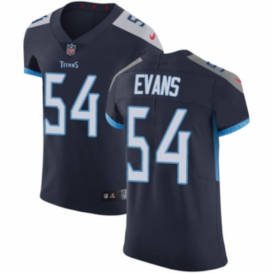 Men's Nike Tennessee Titans #54 Rashaan Evans Navy Blue Team Color Vapor Untouchable Elite Player NFL Jersey - Ujersey