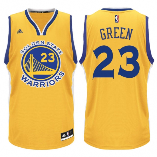 Men's Adidas Golden State Warriors #23 Draymond Green Swingman Gold NBA Jersey - Ujersey