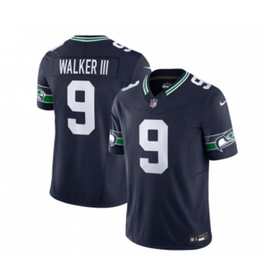 Men's Nike Seattle Seahawks #9 Kenneth Walker III 2023 F.U.S.E. Navy Limited Football Stitched Jersey - Ujersey