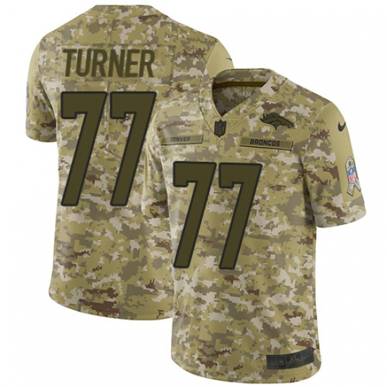 Youth Nike Denver Broncos #77 Karl Mecklenburg Limited Camo 2018 Salute to Service NFL Jersey - Ujersey