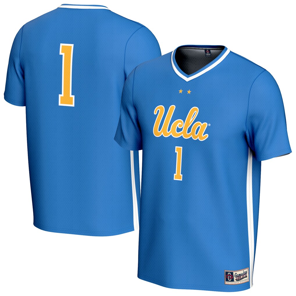 Youth GameDay Greats #1 Blue UCLA Bruins Collegiate Women's Soccer Fashion Jersey - ujerseystore