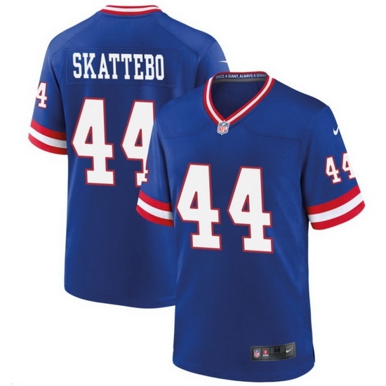 Men's New York Giants #44 Cam Skattebo Royal 2025 Draft F U S E Vapor Limited Stitched Football Jersey - Ujersey