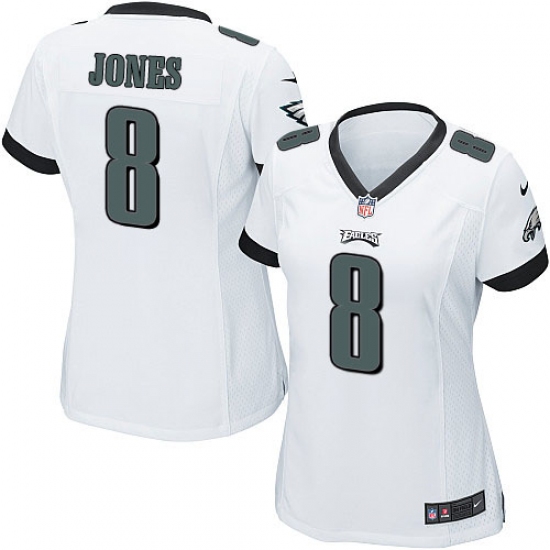 Women's Nike Philadelphia Eagles #8 Donnie Jones Game White NFL Jersey - Ujersey