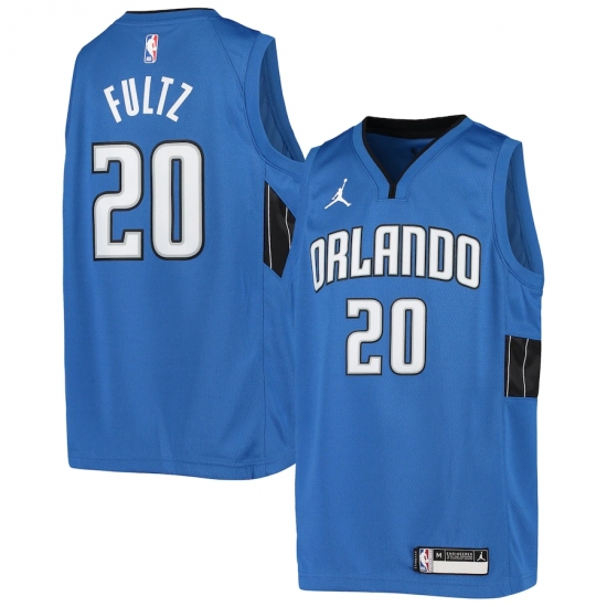 Youth Orlando Magic #20 Markelle Fultz Jordan Brand Blue 2020-21 Swingman Jersey - Ujersey