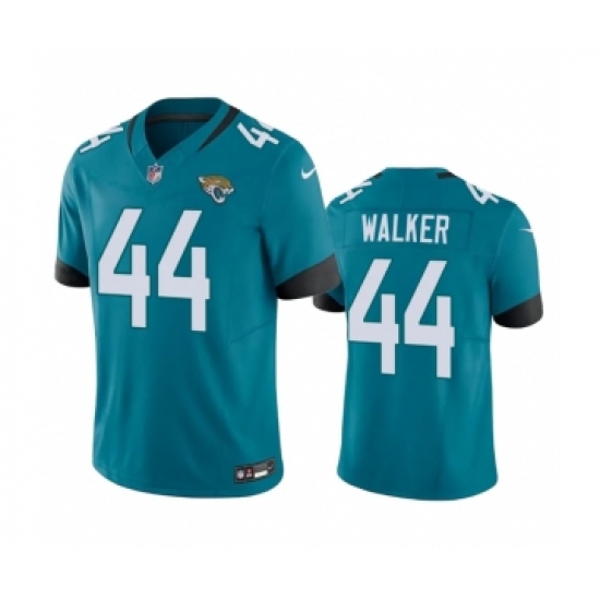 Men's Jacksonville Jaguars #44 Travon Walker Teal 2023 F.U.S.E Vapor Untouchable Limited Stitched Jersey - Ujersey