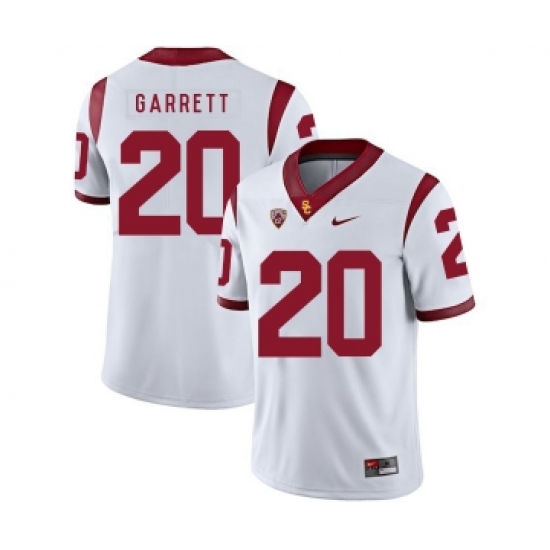 USC Trojans 20 Mike Garrett White College Football Jersey - Ujersey